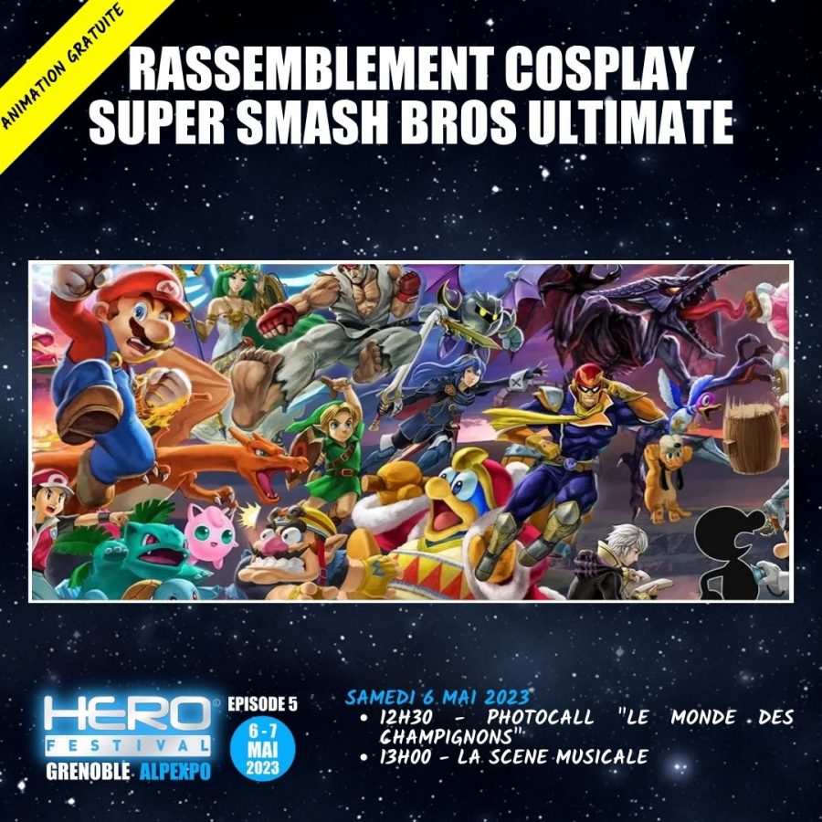 Rassemblement Cosplay Super Smash Bros Ultime