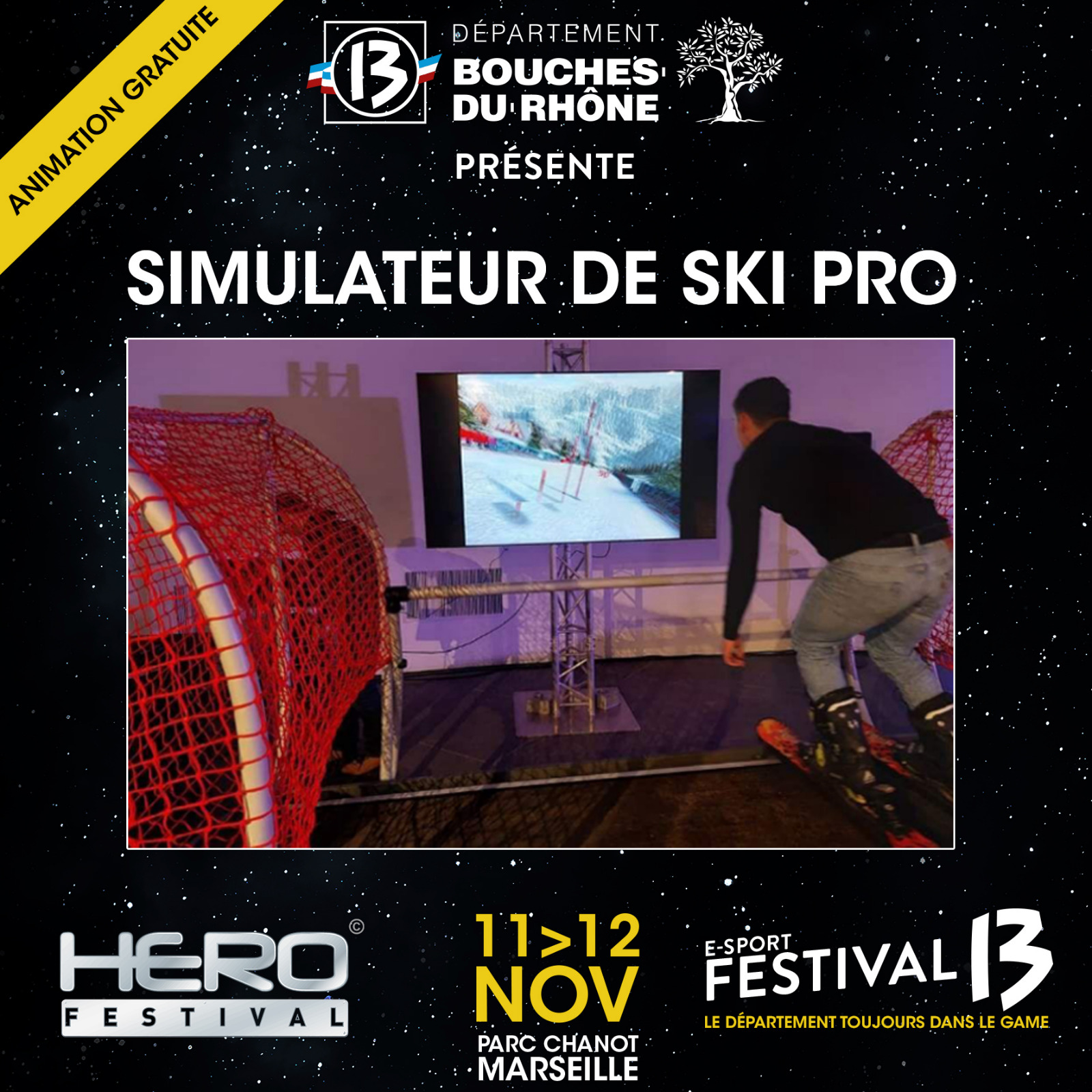 Simulateur de ski