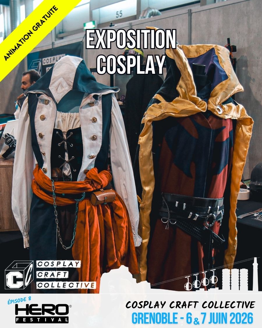 EXPOSITION COSPLAY AVEC COSPLAY CRAFT COLLECTIVE