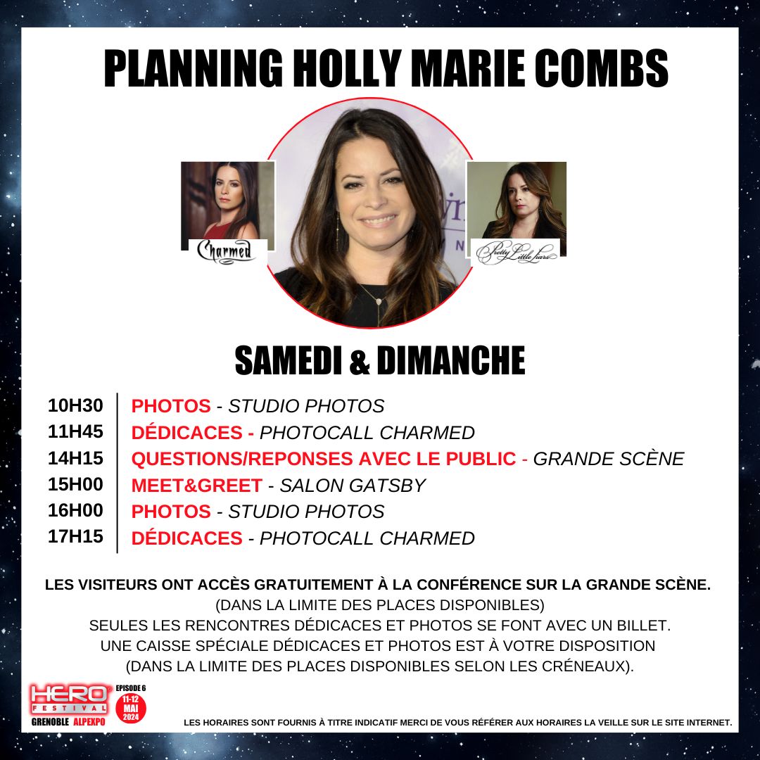 Programme Holly Marie Combs
