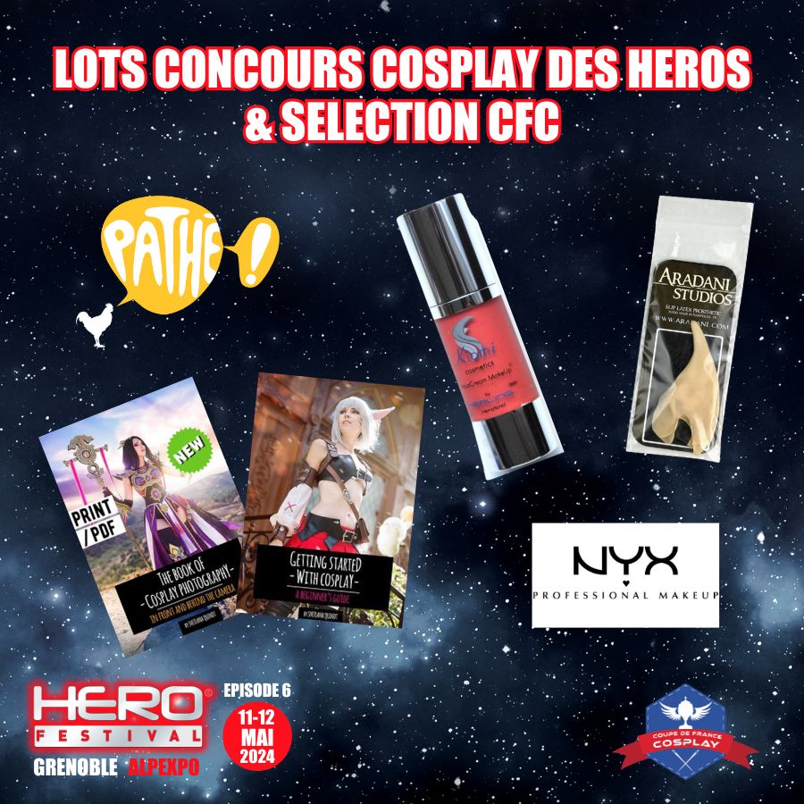 LOTS CONCOURS COSPLAY ET SELECTION CFC
