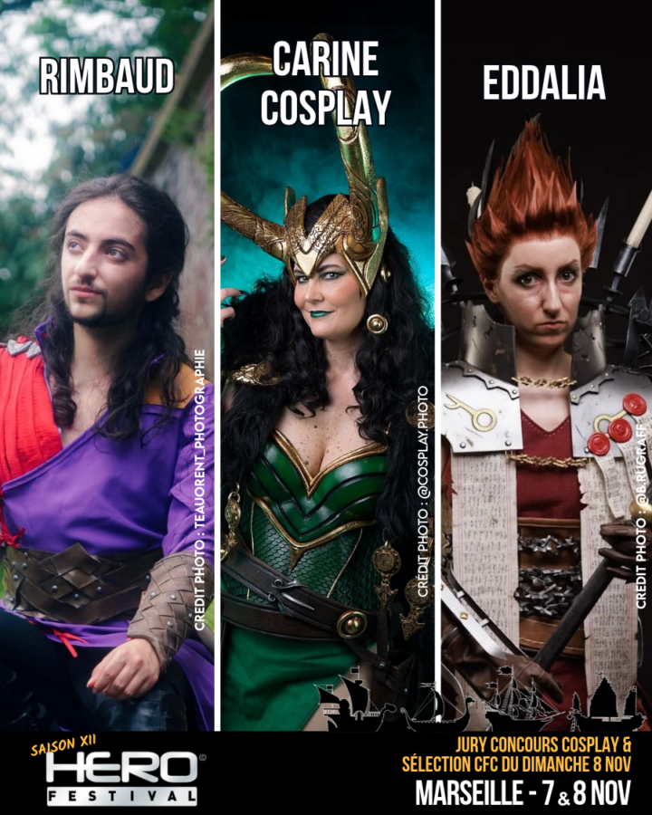 JURY CONCOURS COSPLAY DES HEROS & SELECTION CFC