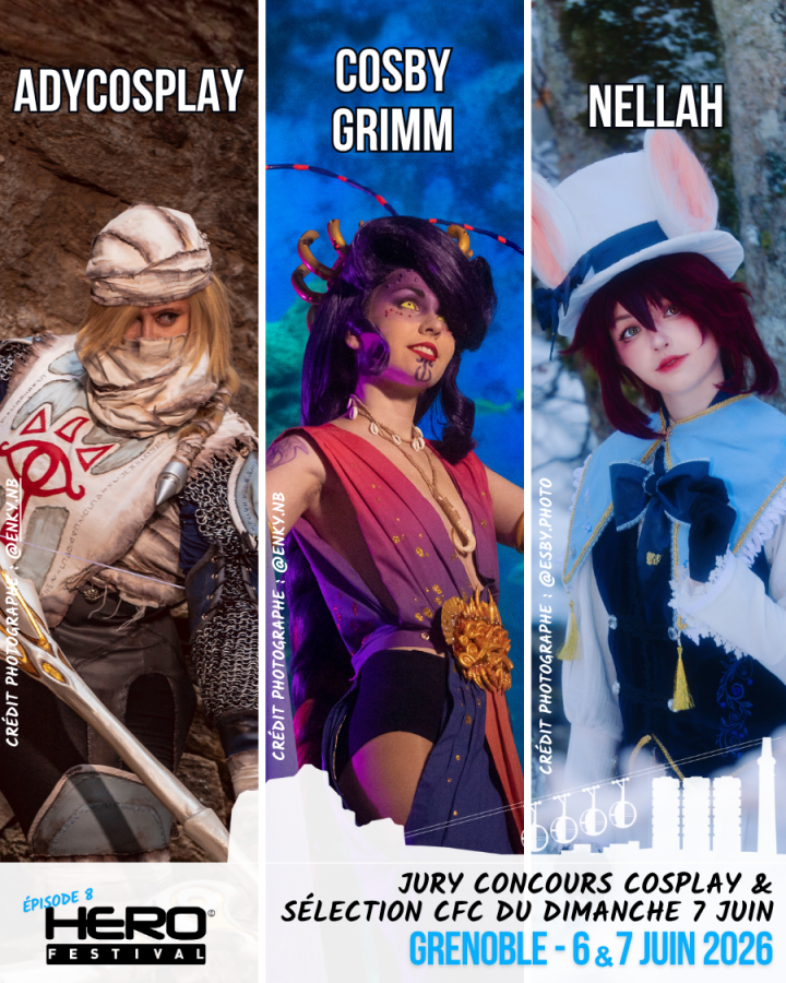 JURY CONCOURS COSPLAY DES HEROS & SELECTION CFC