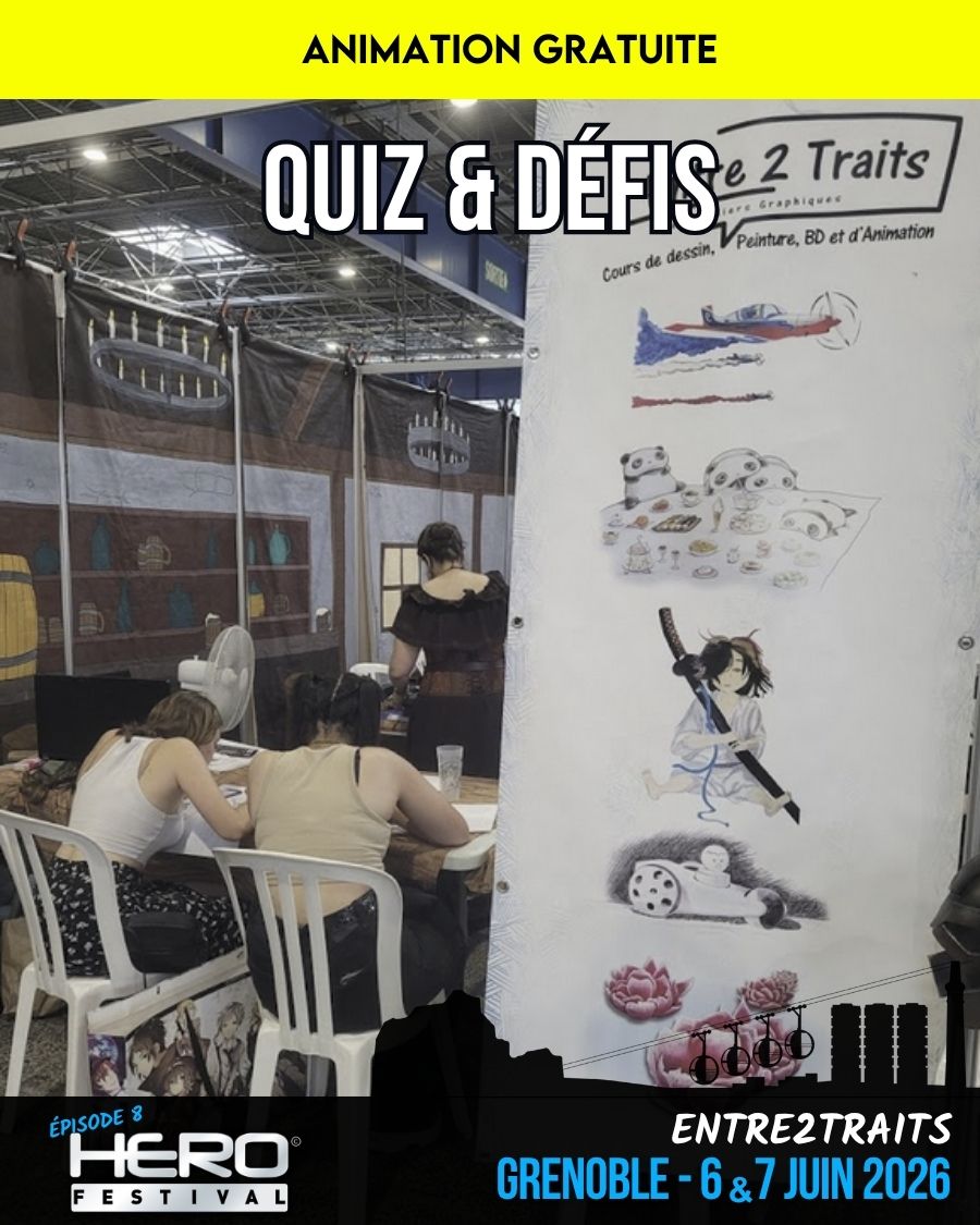 QUIZ & DÉFIS AVEC ENTRE2TRAITS