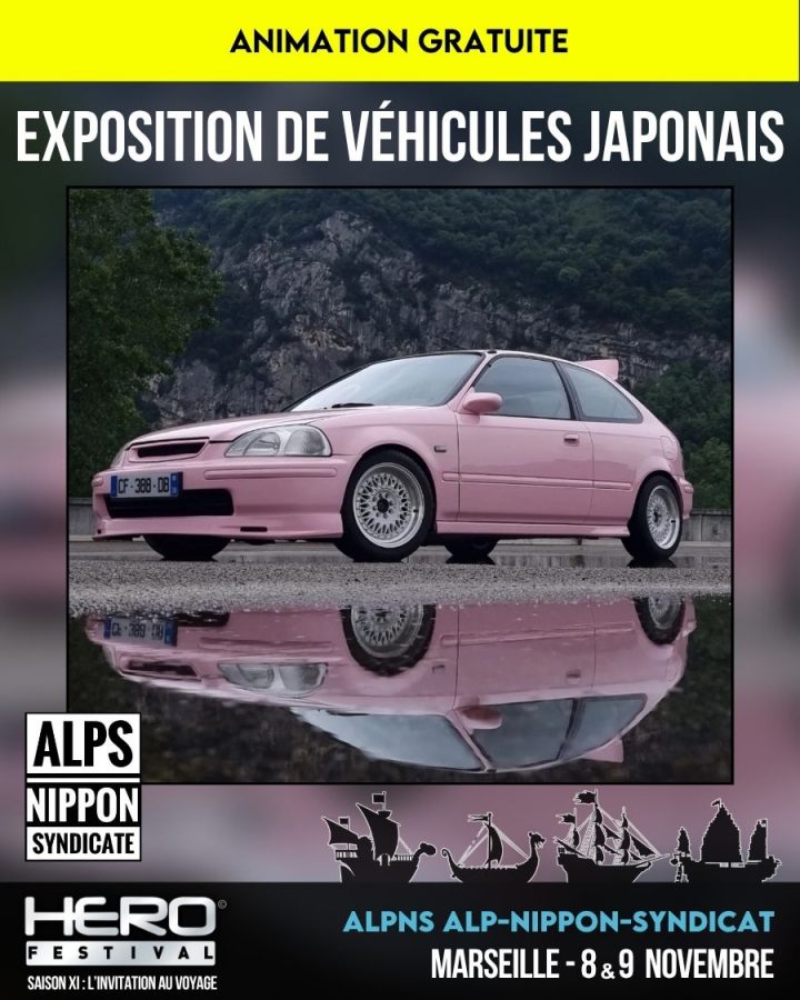 EXPOSITION DE VOITURES ICONIQUES JAPONAISES