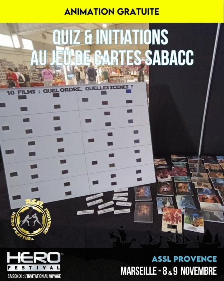 QUIZ & JEU DE CARTES SABACC