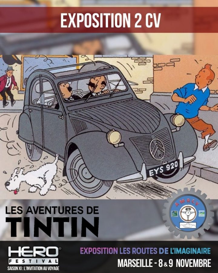 2CV DES DUPONT & DUPOND TINTIN