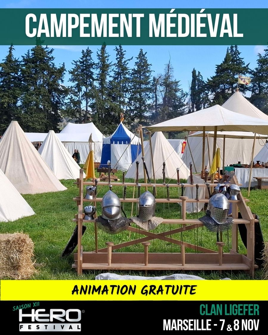 LE CLAN LIGEFER : Campement médiéval