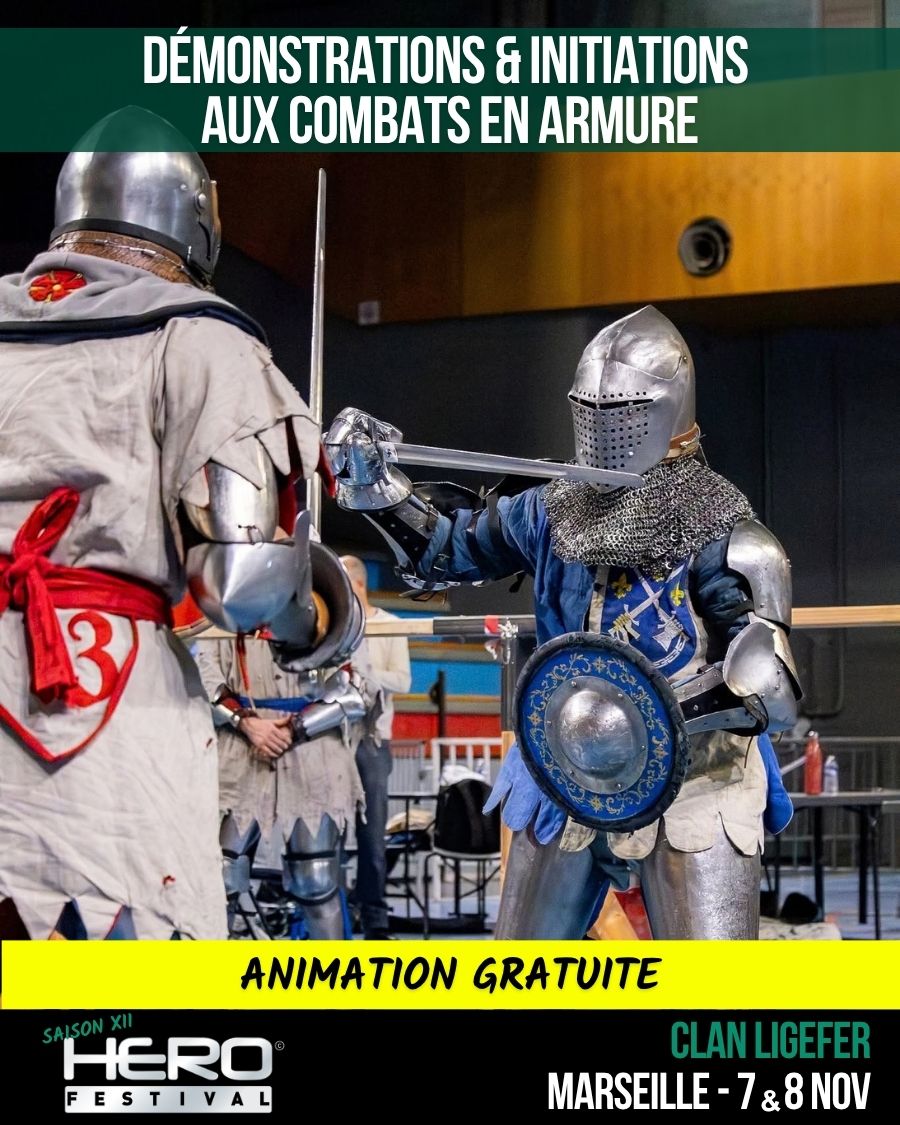 LE CLAN LIGEFER : Démonstrations & initiations de combats en armure