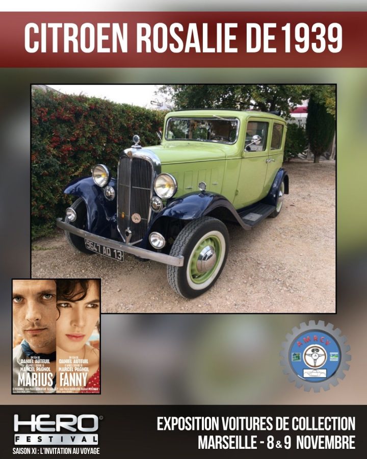 EXPOSITION VOITURES DE COLLECTION : Citroën Rosalie