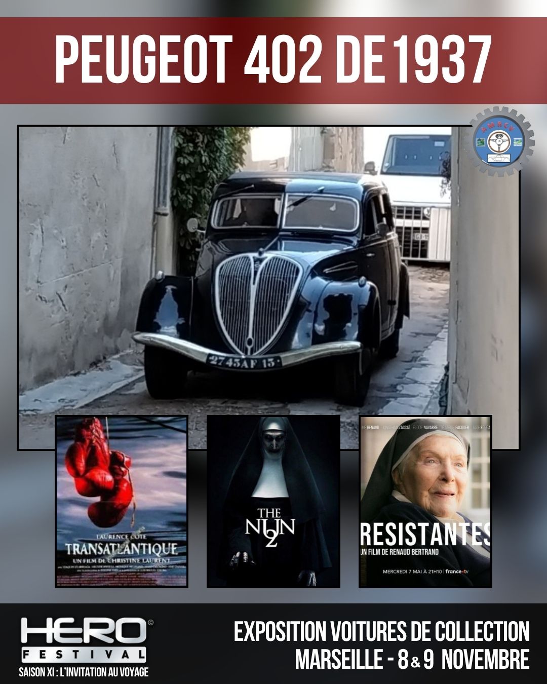 EXPOSITION VOITURES DE COLLECTION : Peugeot 402 (1937)