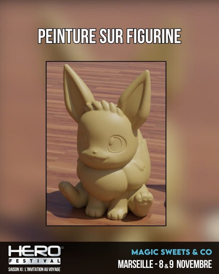 PEINTURE SUR FIGURINE BY MAGIC SWEETS & CO