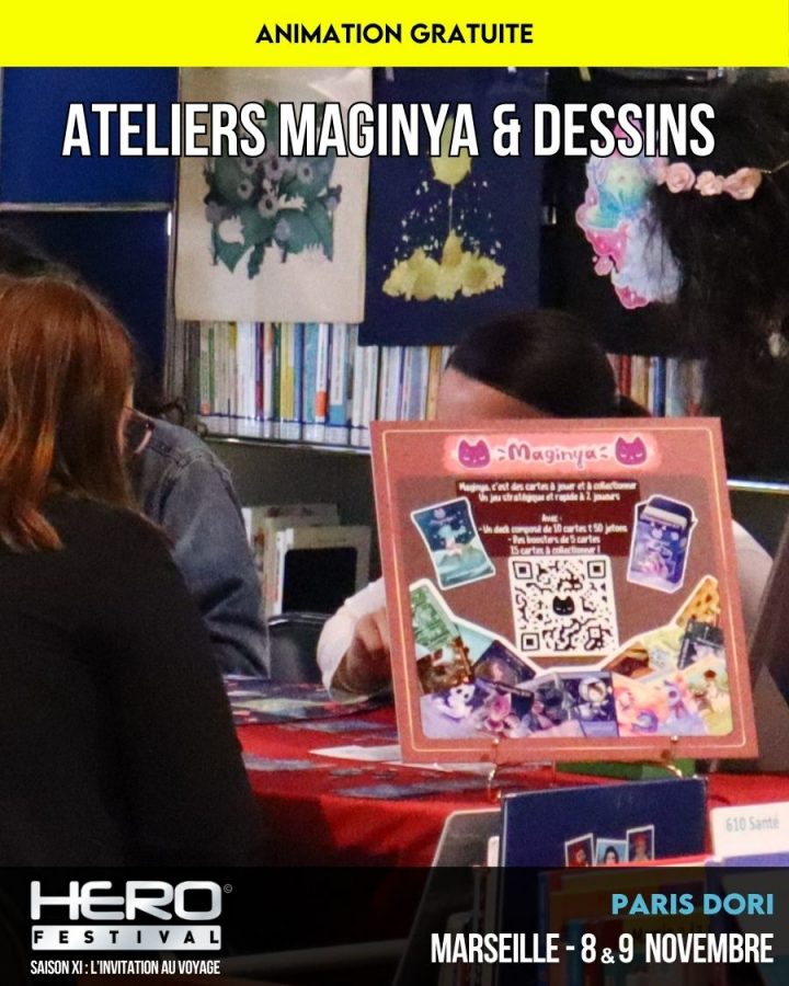 ATELIERS DESSIN & MAGINYA AVEC PARIS DORI
