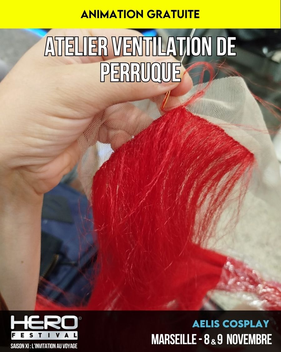 ATELIER AELIS COSPLAY VENTILATION DE PERRUQUE