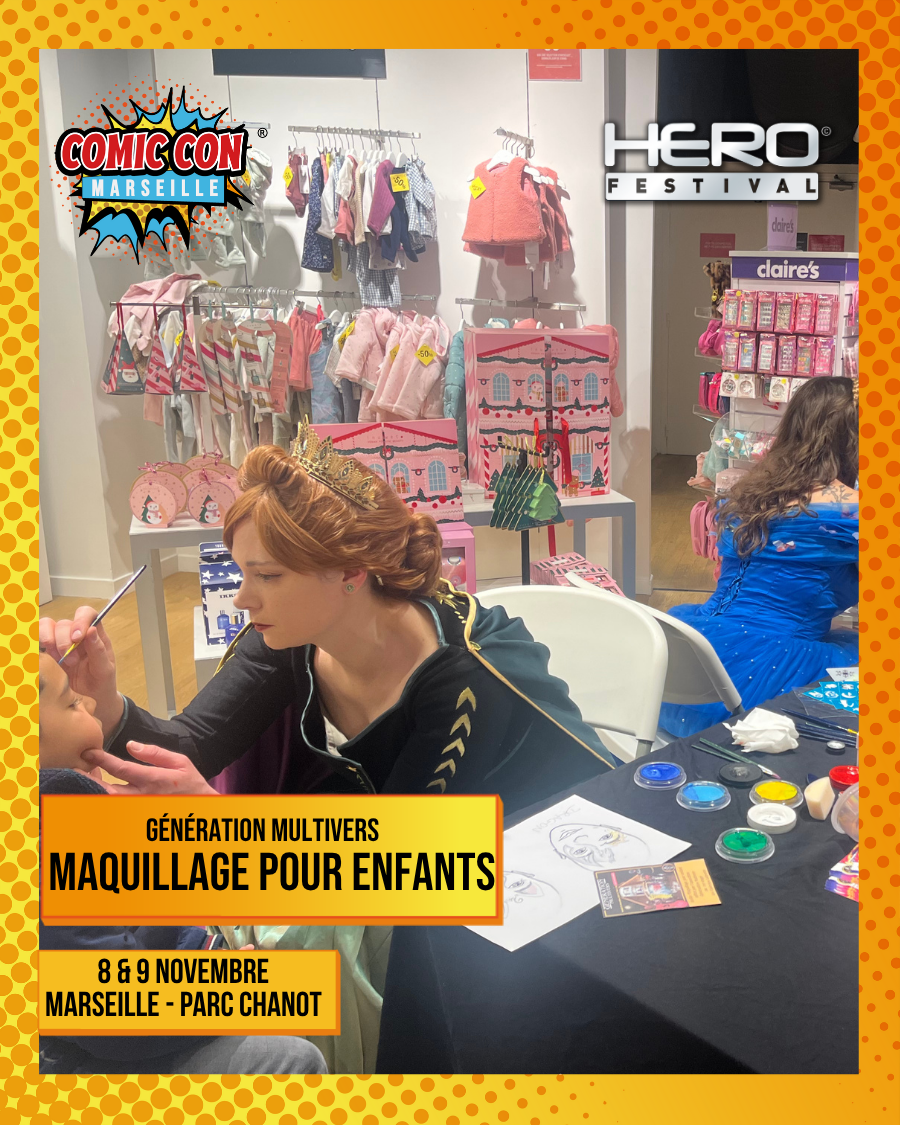 Génération Multivers – Maquillage pour enfants