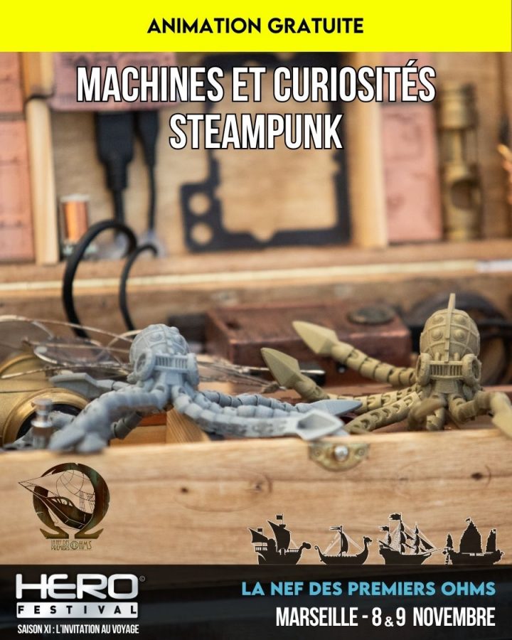 UNIVERS STEAMPUNK – NEF DES PREMIERS OHMS