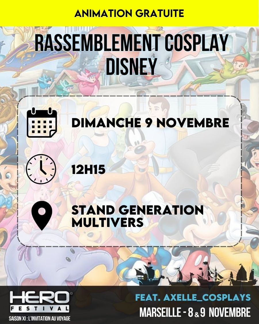RASSEMBLEMENT COSPLAY DISNEY