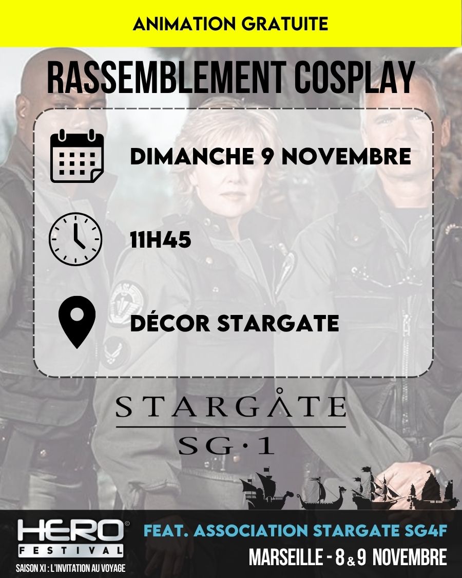 RASSEMBLEMENT COSPLAY STARGATE
