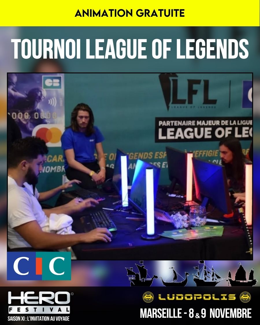 TOURNOI LEAGUE OF LEGENDS AVEC LE CIC