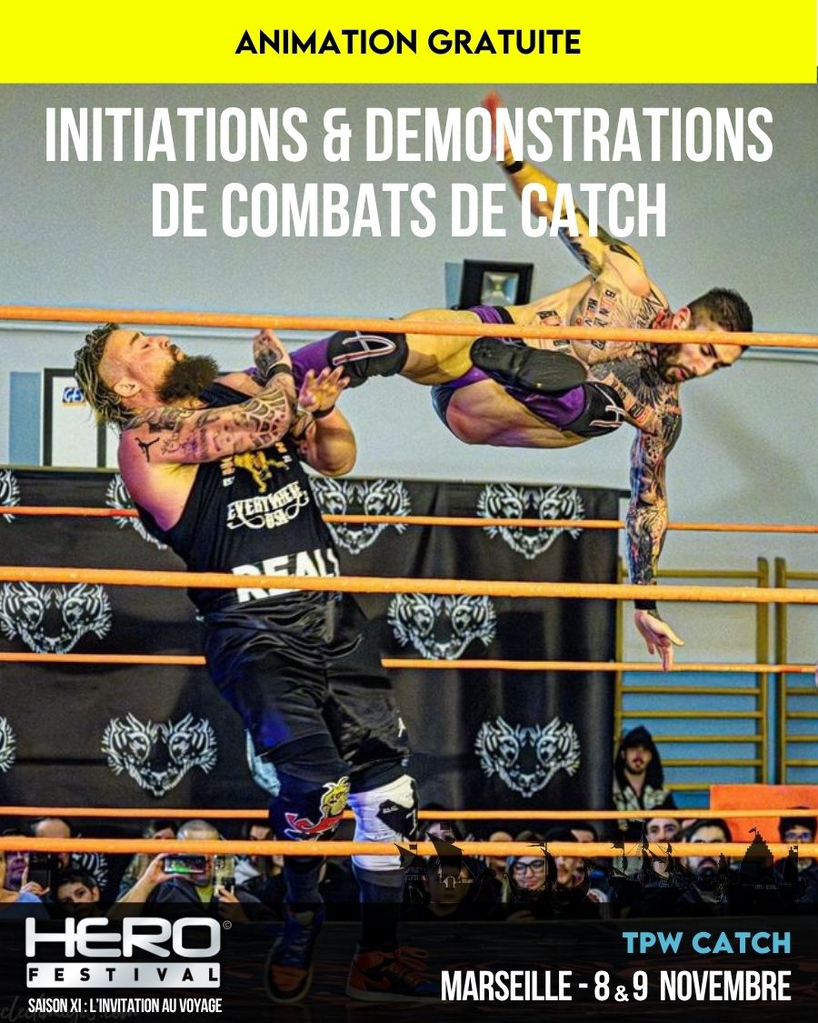 INITIATIONS & DEMONSTRATIONS DE CATCH AVEC LA TPW