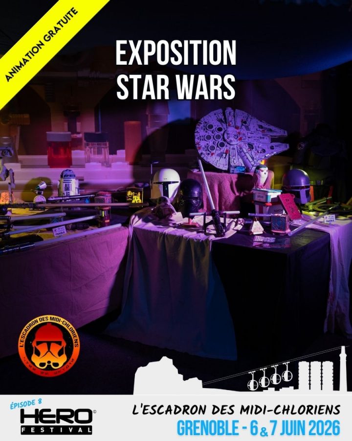 EXPOSITION STAR WARS AVEC L&rsquo;ESCADRON DES MIDI-CHLORIENS