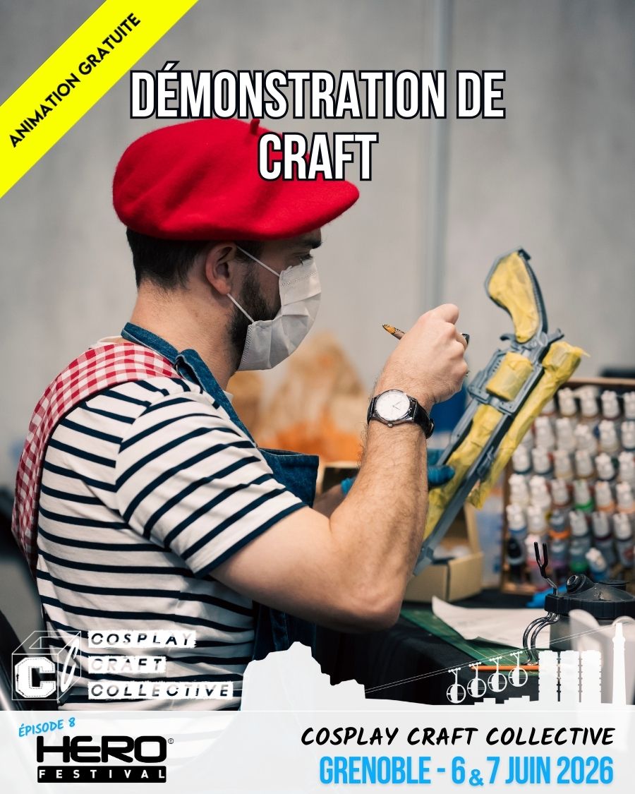 DÉMONSTRATION DE CRAFT AVEC COSPLAY CRAFT EXPERIENCE