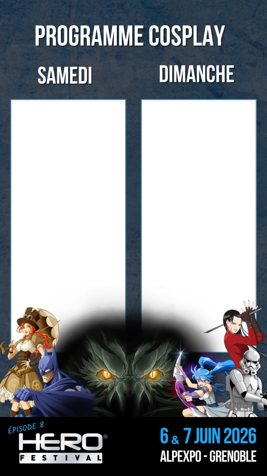 PROGRAMME COSPLAY PROGRAMME COSPLAY