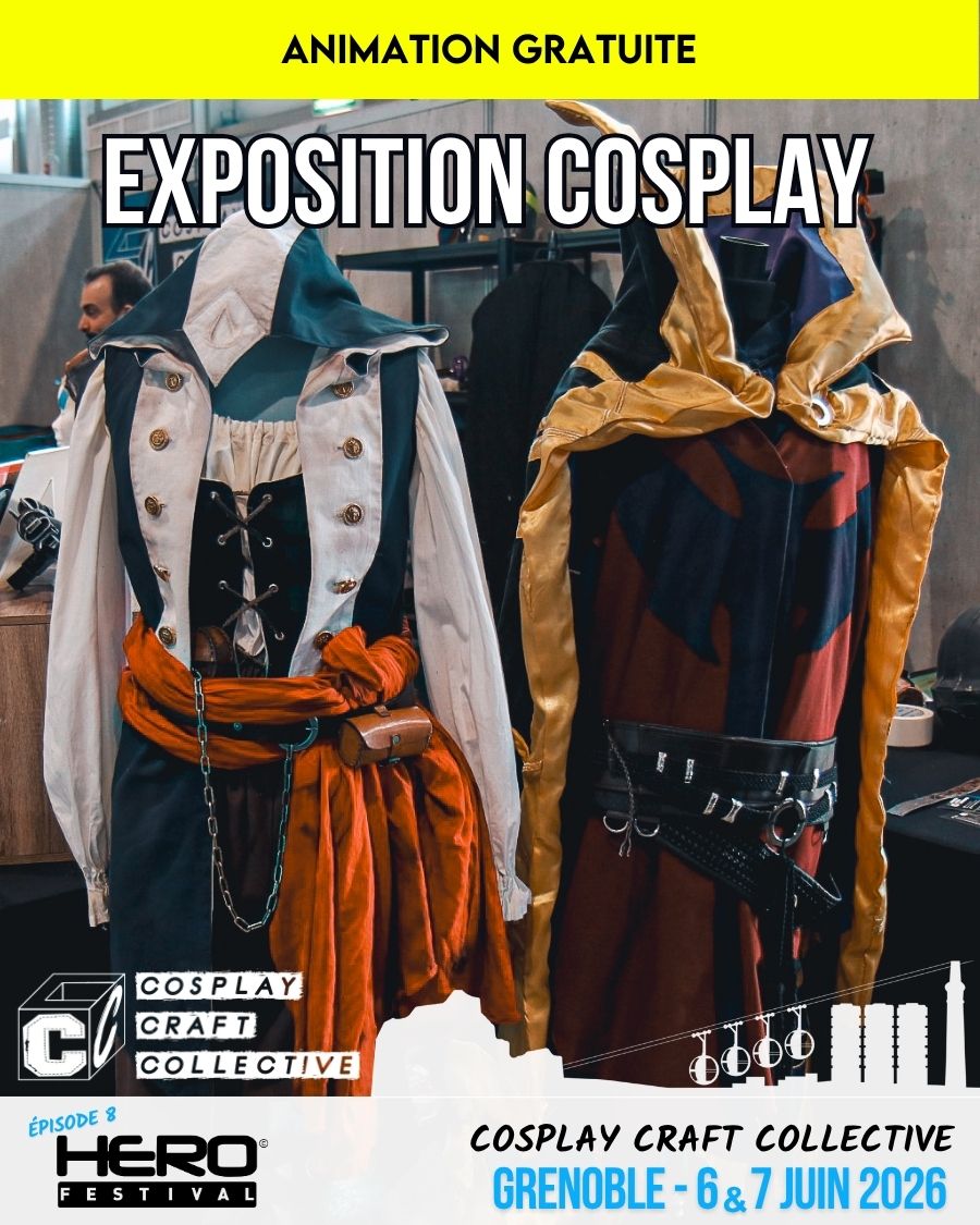 EXPOSITION COSPLAY AVEC COSPLAY CRAFT COLLECTIVE