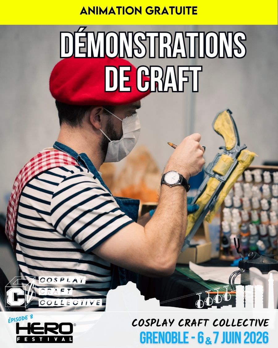DÉMONSTRATION DE CRAFT AVEC COSPLAY CRAFT EXPERIENCE