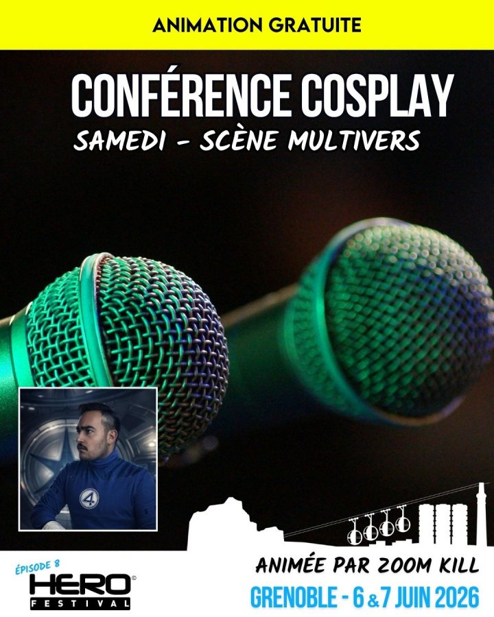 CONFÉRENCE COSPLAY : L’ÉVOLUTION DANS LE MONDE DU COSPLAY