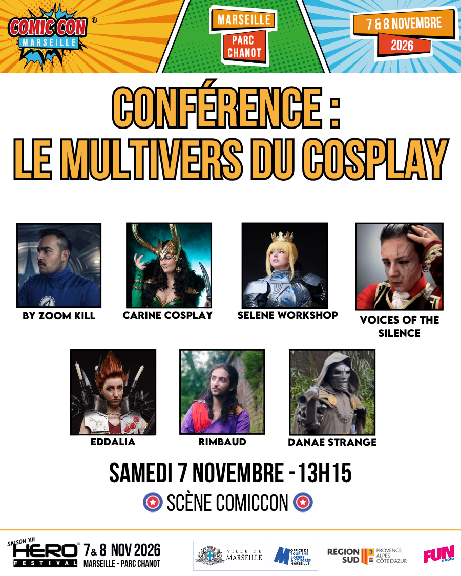 CONFÉRENCE COSPLAY : LE MULTIVERS DU COSPLAY