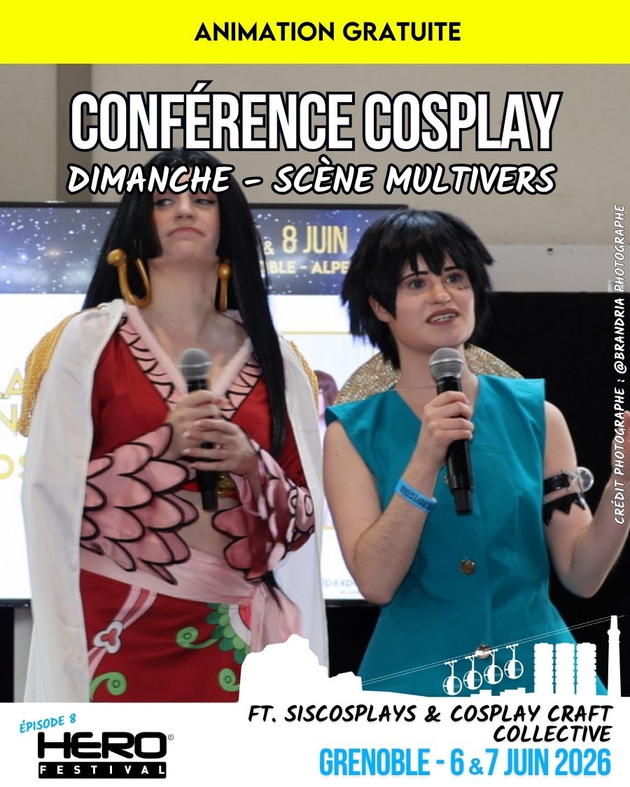 CONFÉRENCE COSPLAY – DANS LES COULISSES DU COSPLAY