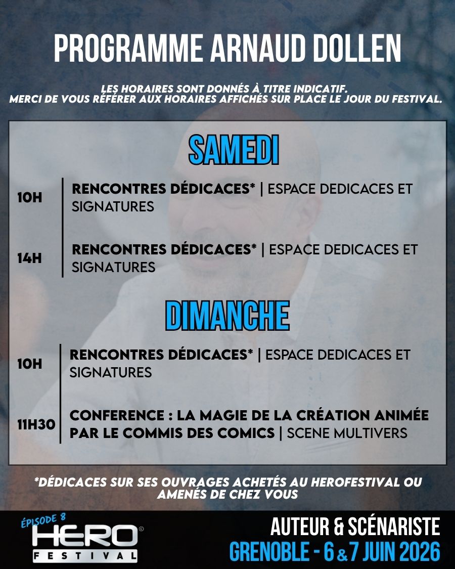 programme ARNAUD DOLLEN