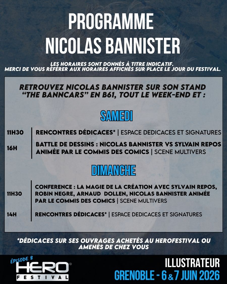 programme NICOLAS BANNISTER
