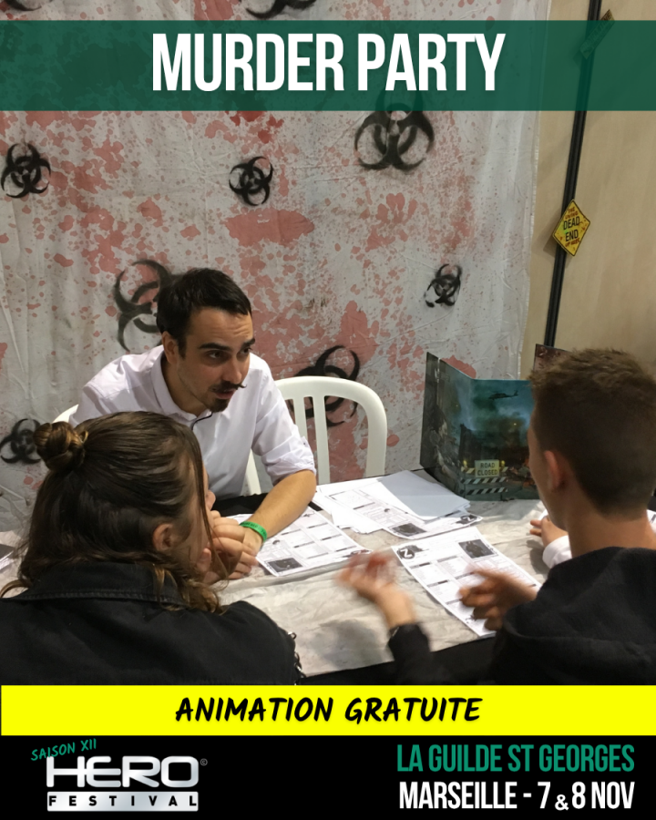 LA GUILDE SAINT GEORGES – MURDER PARTY