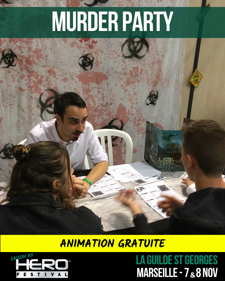 LA GUILDE SAINT GEORGES – MURDER PARTY