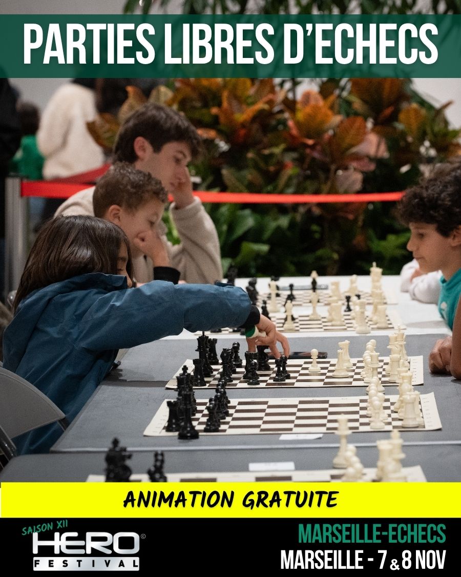 Marseille-Échecs : Parties libres d’échecs