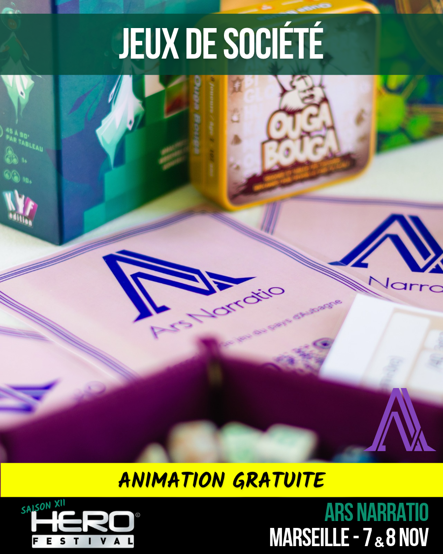 ARS NARRATIO – JEUX DE SOCIETE