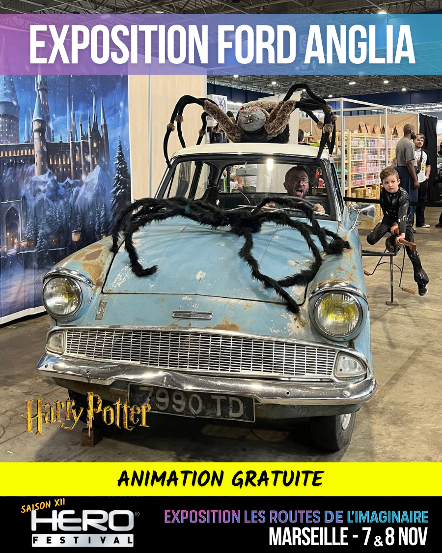 LES ROUTES DE L’IMAGINAIRE : LA FORD ANGLIA D’HARRY POTTER