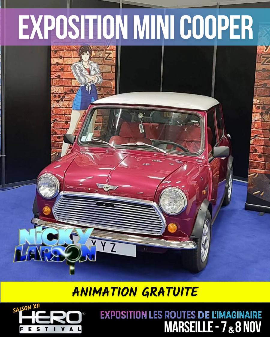 LES ROUTES DE L’IMAGINAIRE : LA MINI COOPER DE NICKY LARSON