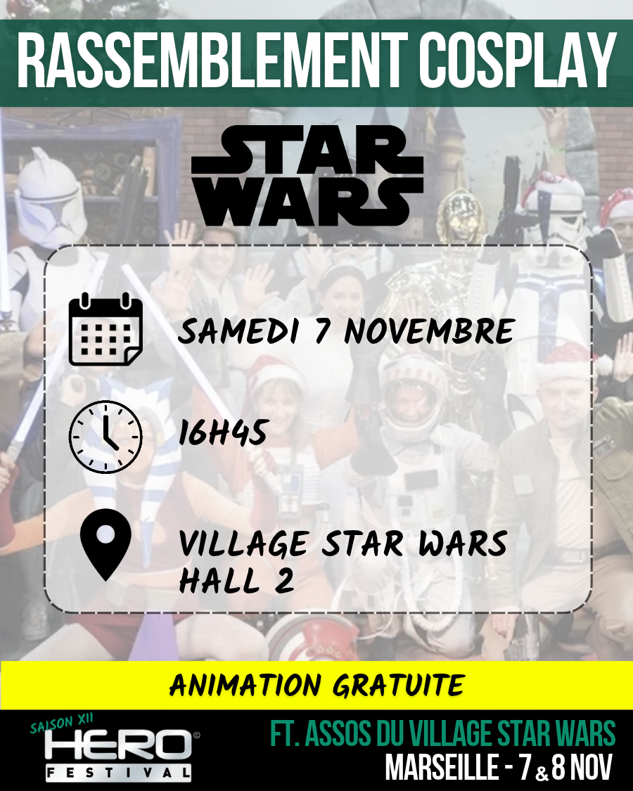 RASSEMBLEMENT COSPLAY : STAR WARS