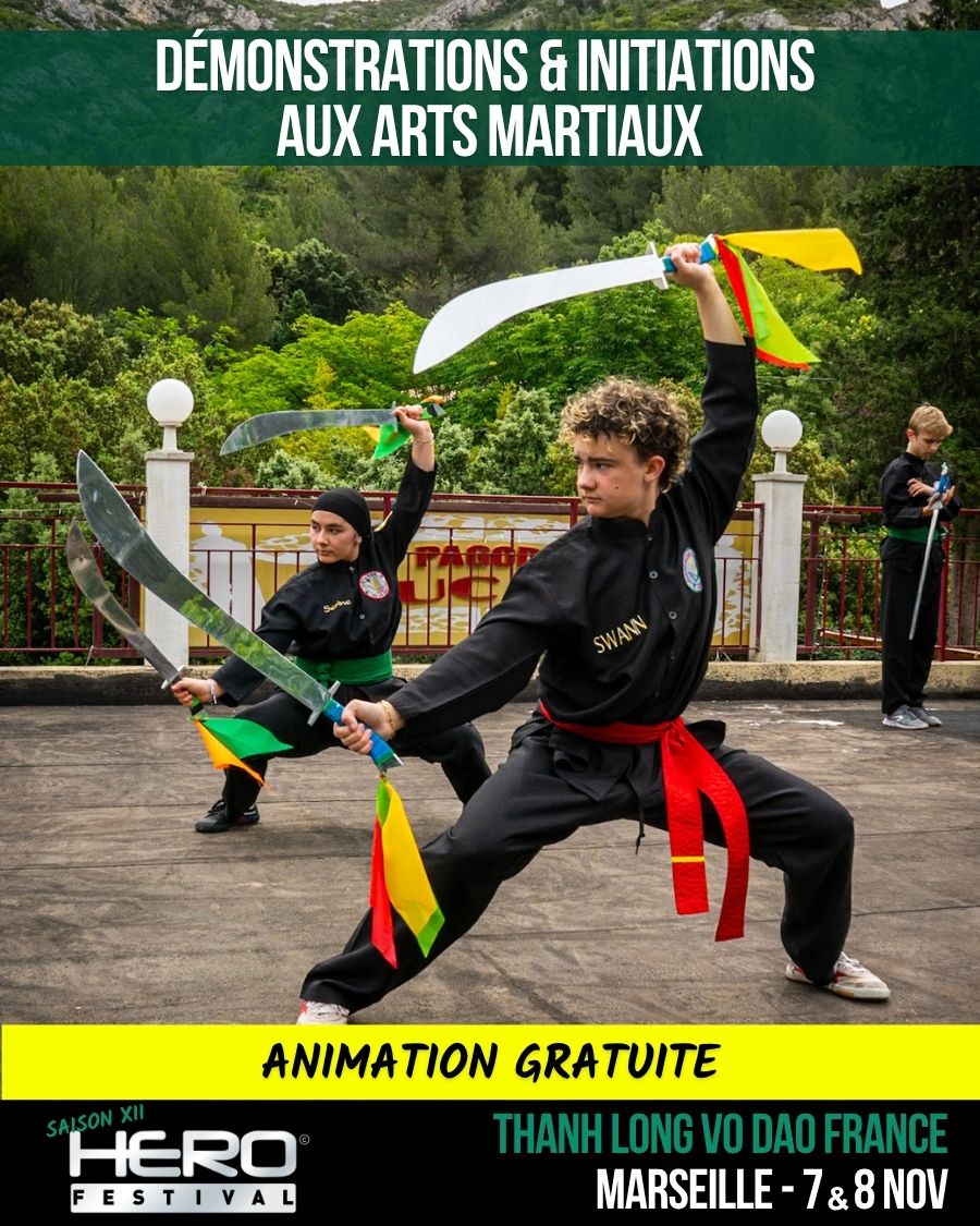 École Thanh Long Vo Dao du Kura Dojo : Démonstrations & Initiations aux arts martiaux